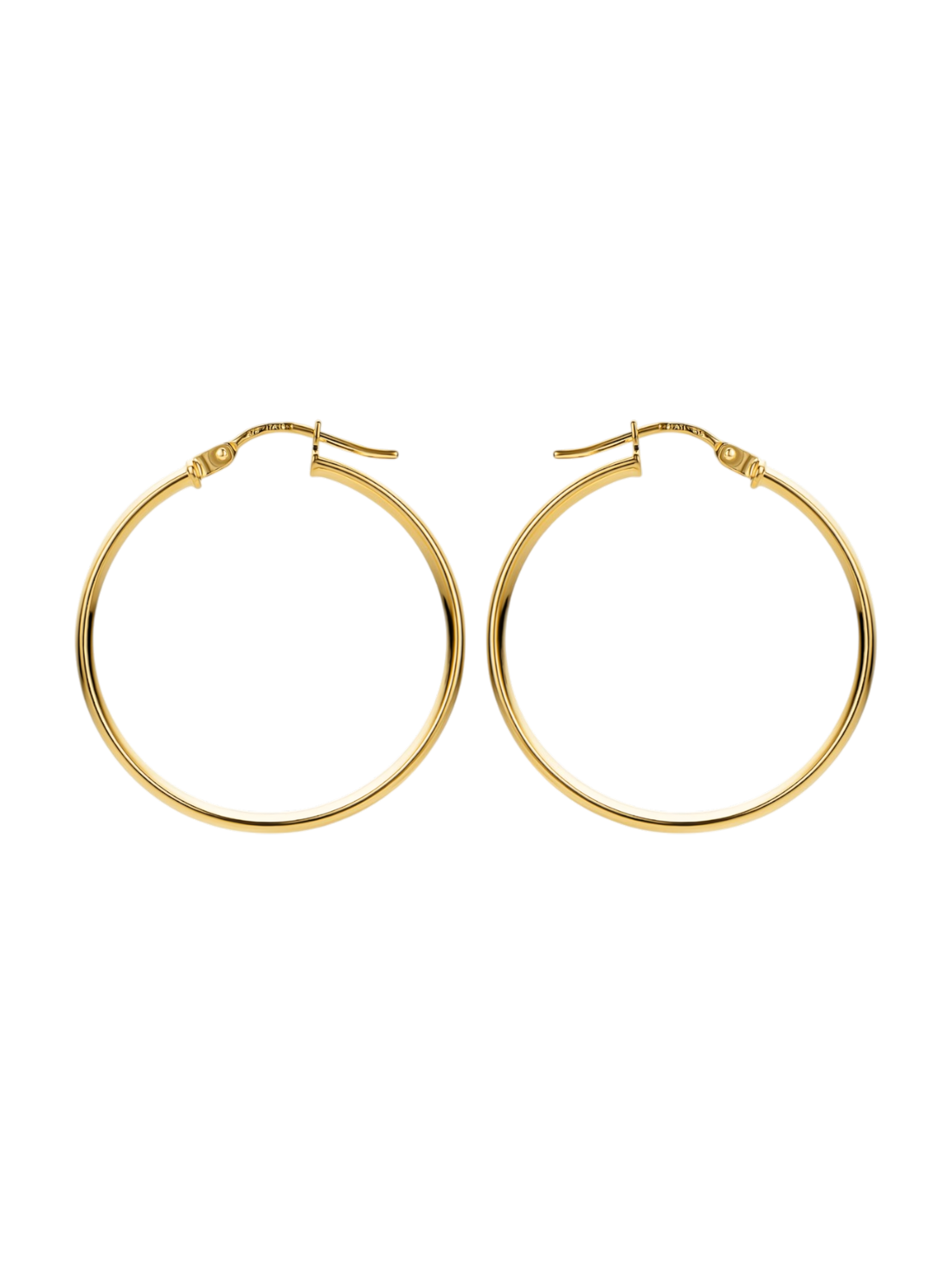 9kt Yellow Gold Hoop Earrings
