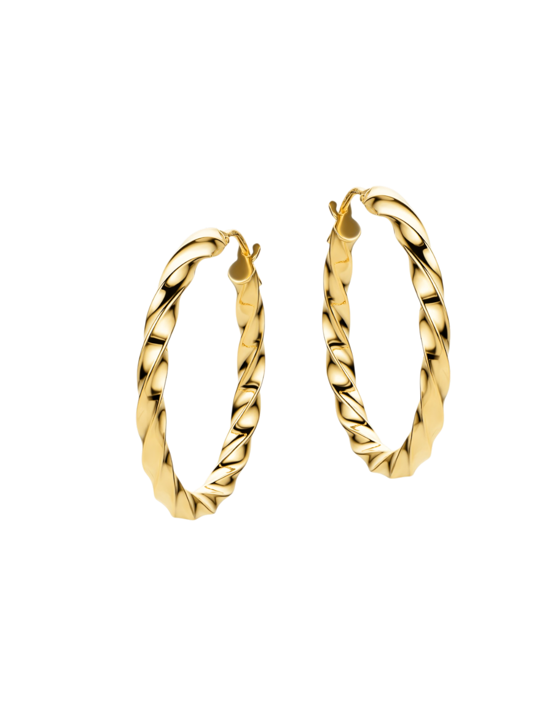 9kt Yellow Gold Hoop Earrings