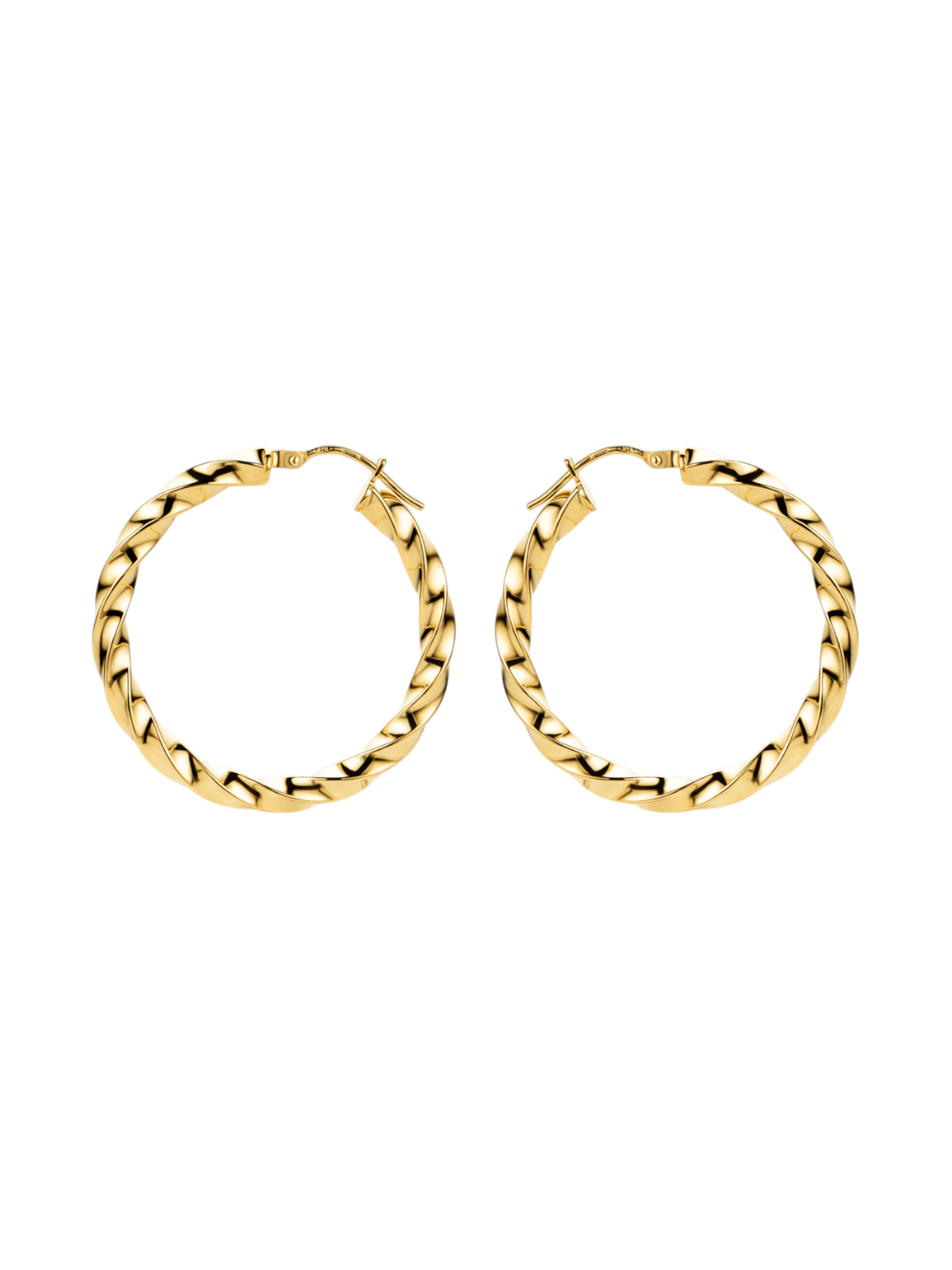 9kt Yellow Gold Hoop Earrings