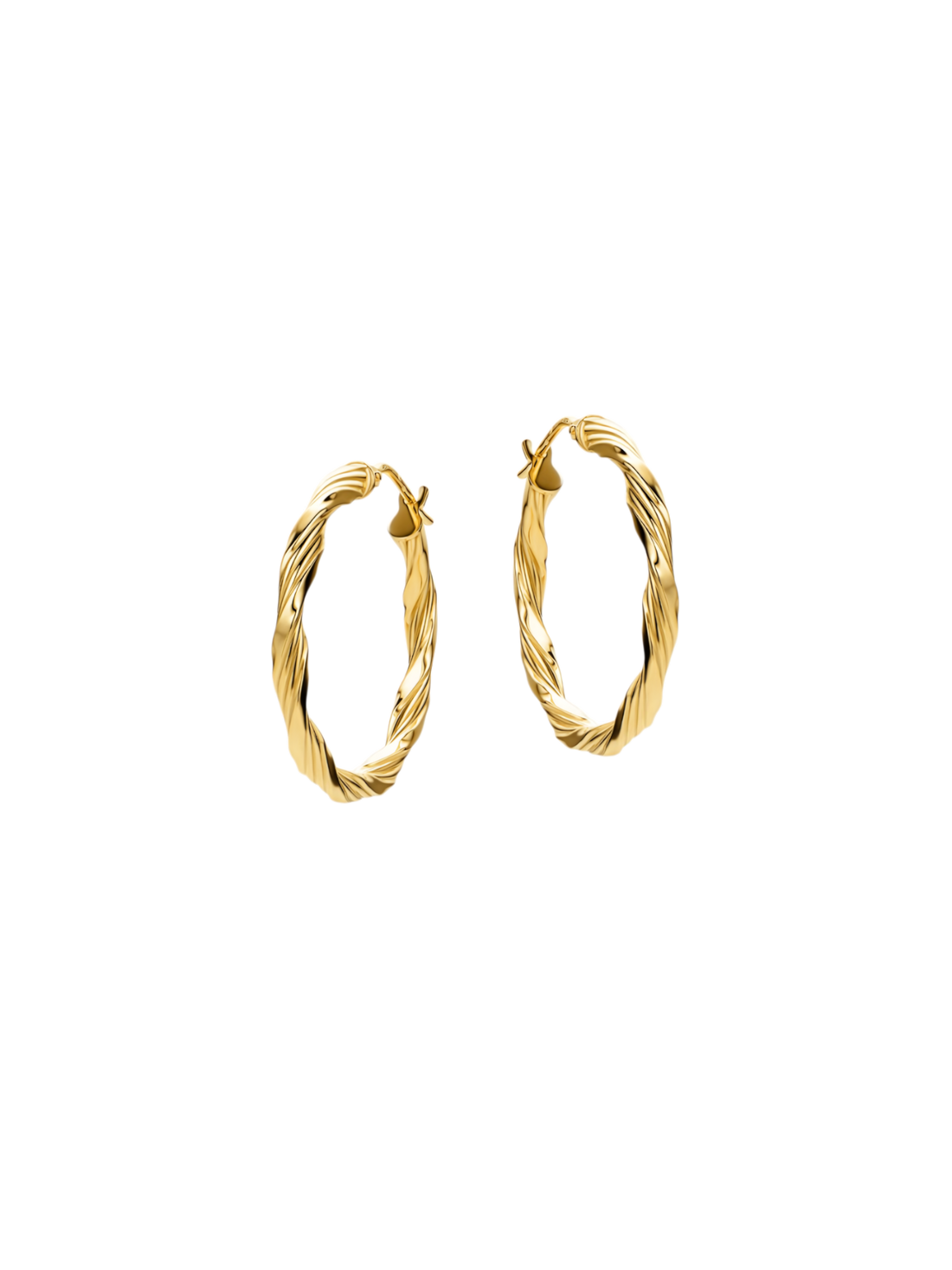 9kt Yellow Gold Hoop Earrings