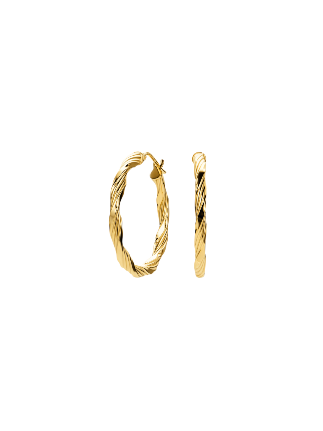 9kt Yellow Gold Hoop Earrings