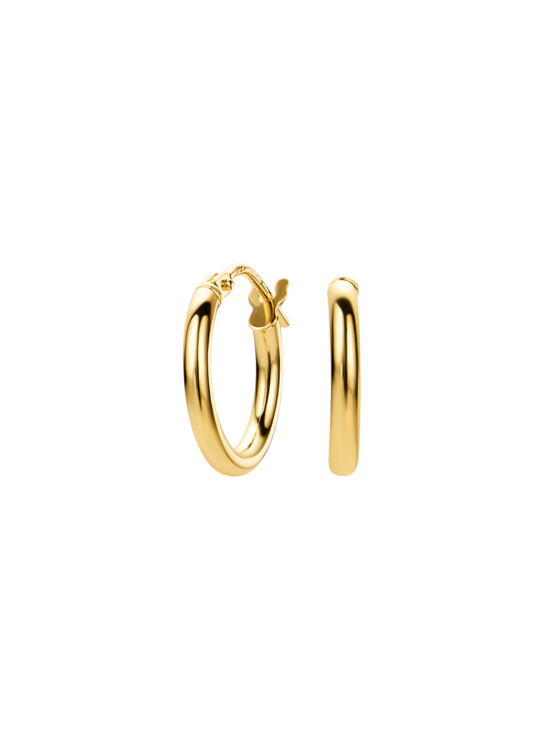 9kt Yellow Gold Hoop Earrings
