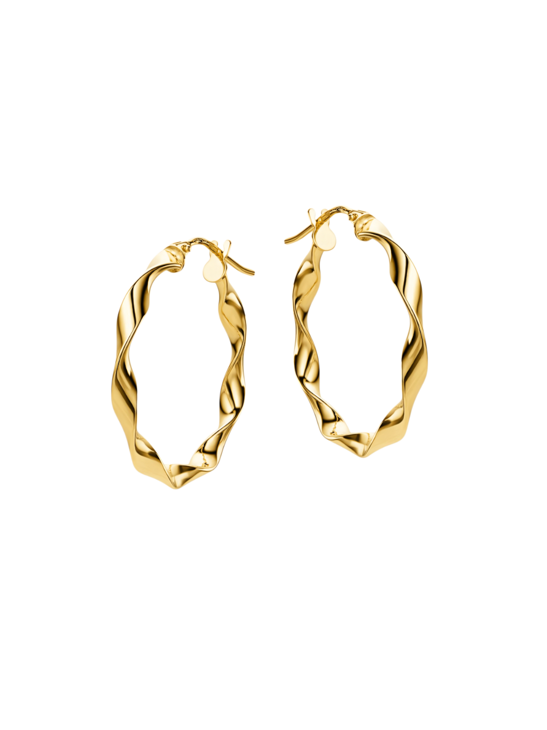 9kt Yellow Gold Hoop Earrings
