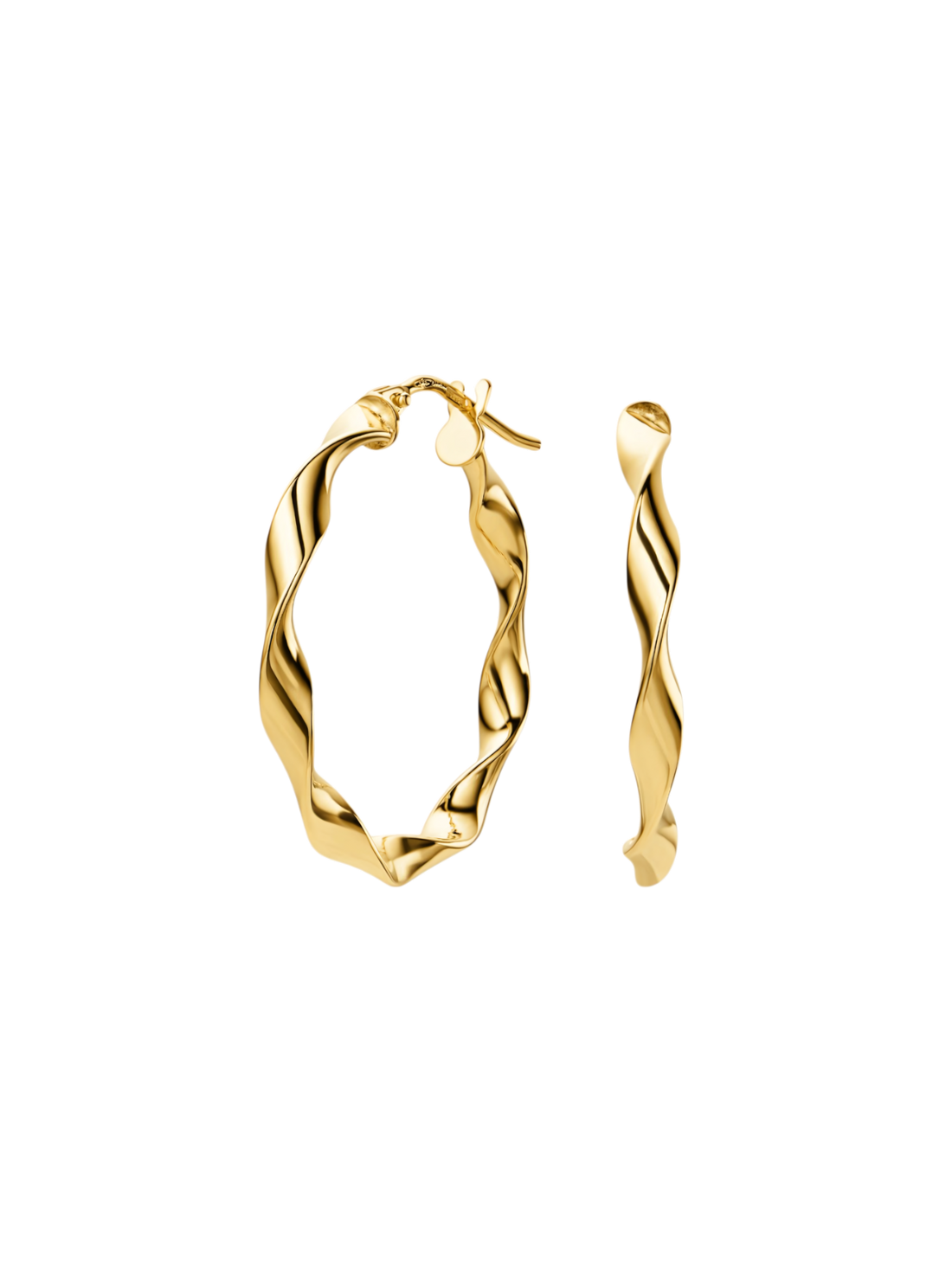 9kt Yellow Gold Hoop Earrings