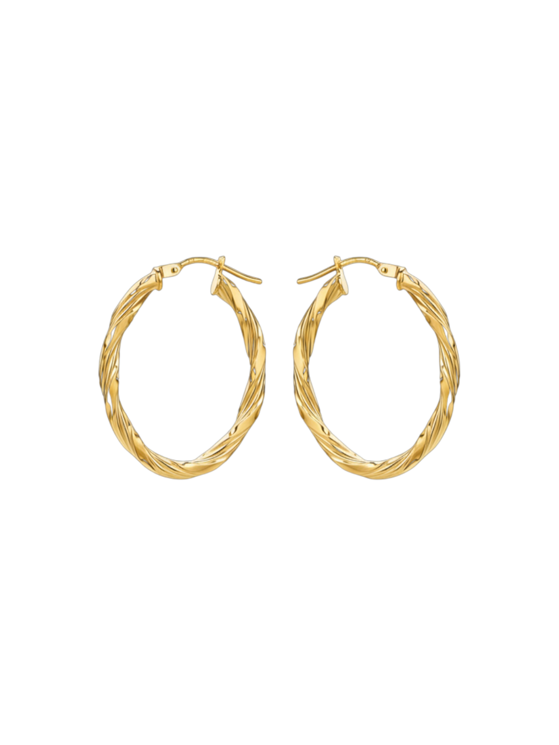 9kt Yellow Gold Hoop Earrings