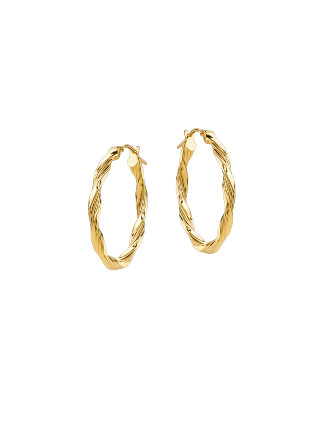 9kt Yellow Gold Hoop Earrings
