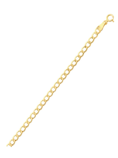 Fußkettchen aus 375 Gelbgold