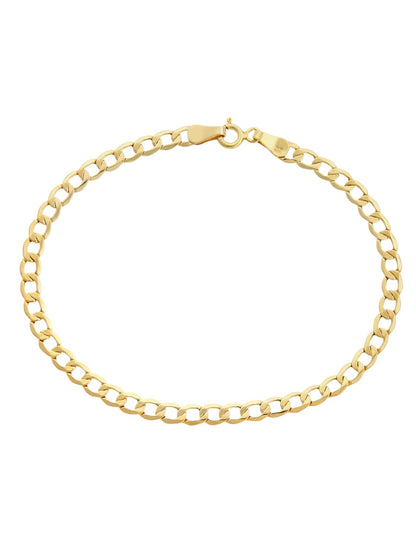 Fußkettchen aus 375 Gelbgold