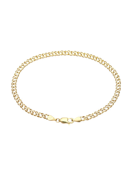 Fußkettchen aus 375 Gelbgold