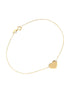 Armband aus 375 Gelbgold Herz-Design