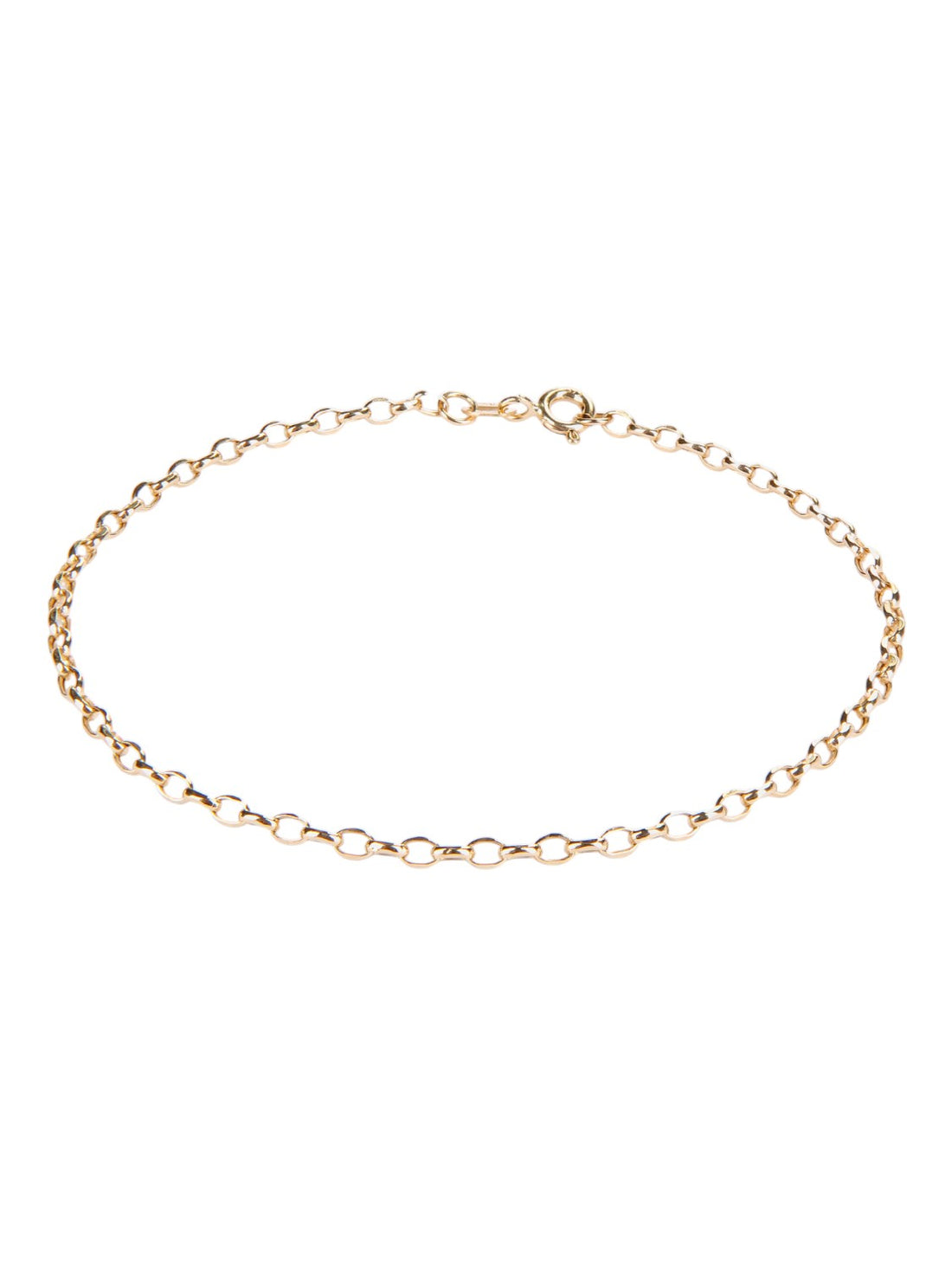 Fußkettchen aus 375 Gelbgold