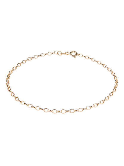 Fußkettchen aus 375 Gelbgold
