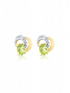 Ohrstecker, mit Peridot, 375 Gelbgold
