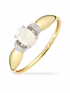 Ring, mit Opal, 375 Gelbgold