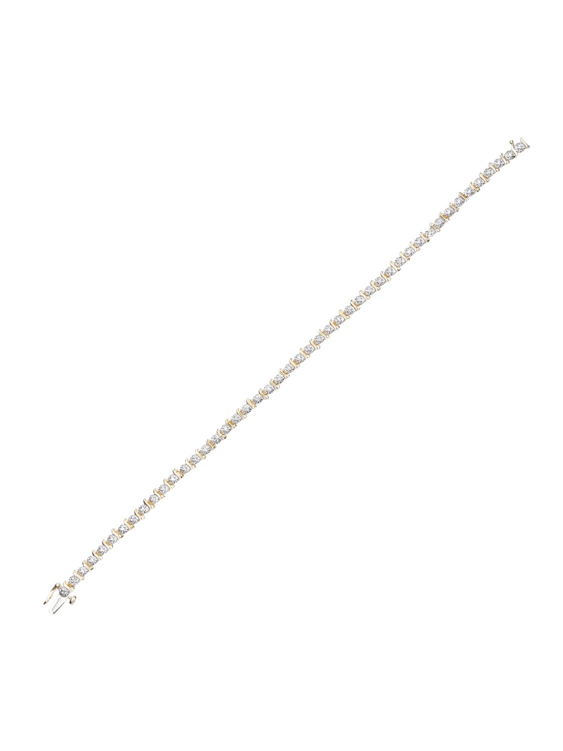 Armband aus 375 Gelbgold mit Diamant