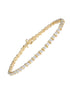 Armband aus 375 Gelbgold mit Diamant