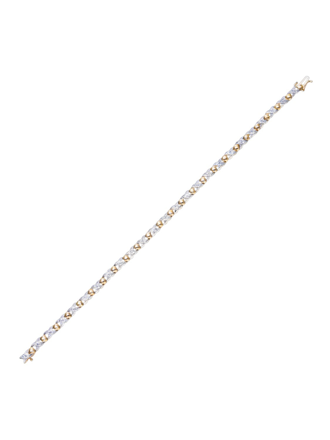 Armband aus 375 Gelbgold mit Diamant