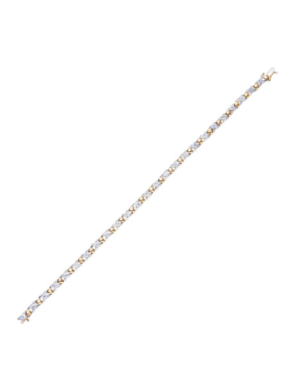 Armband aus 375 Gelbgold mit Diamant