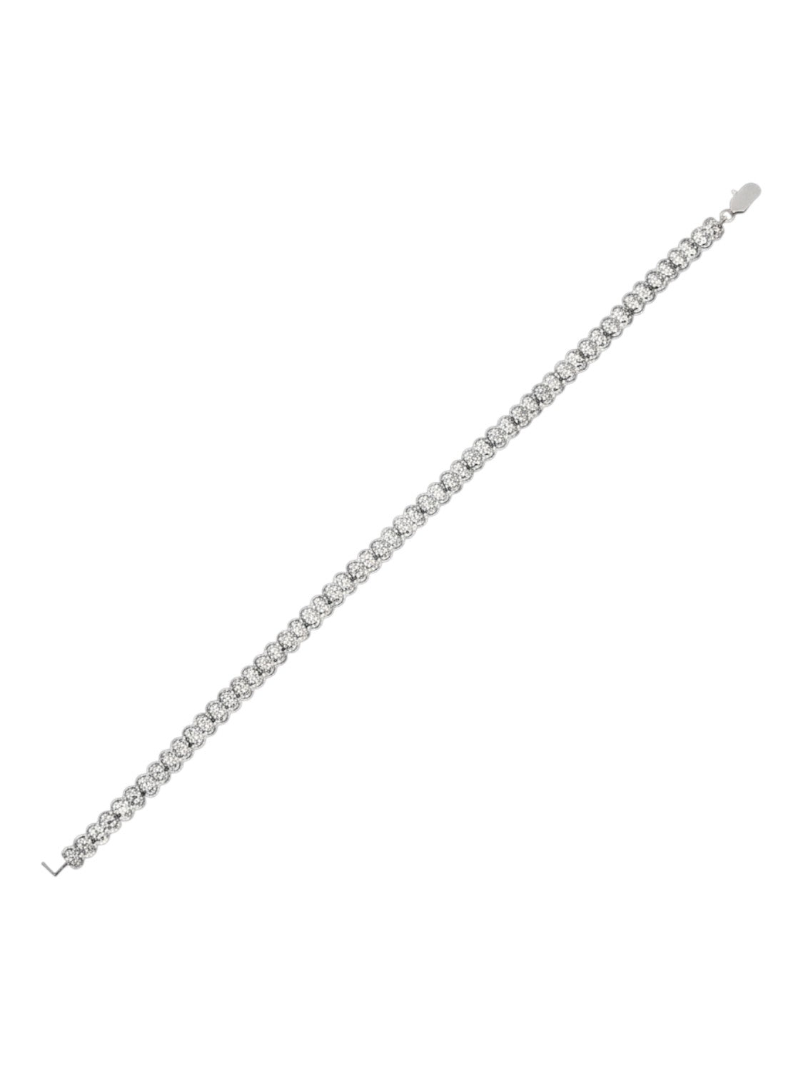 Armband aus 375 Weißgold mit 0.25 Karat Diamant