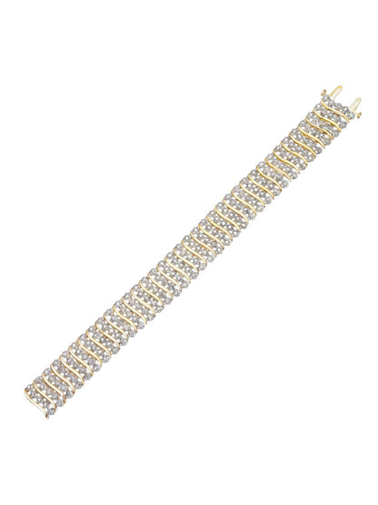 Armband aus 375 Gelbgold mit Diamant