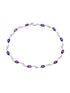 Armband aus 375 Weißgold mit Diamant mit Amethyst