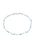 Armband aus 375 Weißgold mit Diamant mit Topas