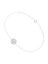 Armband aus 375 Weißgold mit Diamant Herz-Design