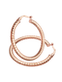 Hoop Earrings in Rose Gold