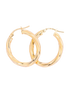 Hoop earrings in 375 (9K) Yellow Gold