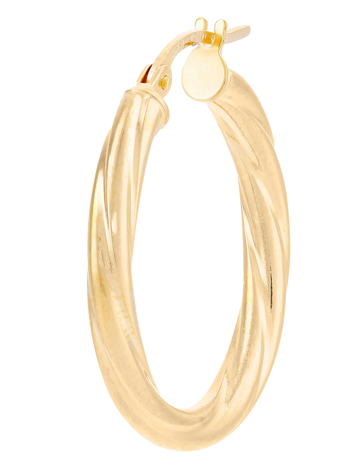 Hoop earrings in 375 (9K) Yellow Gold