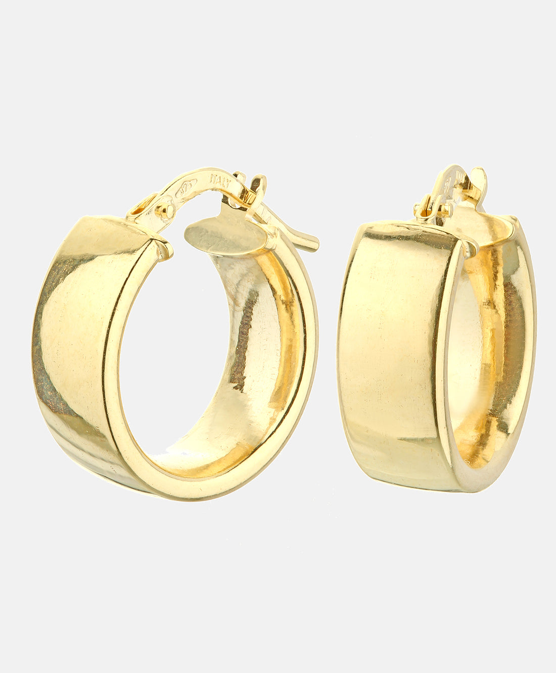 Hoop earrings in 375 (9K) Yellow Gold