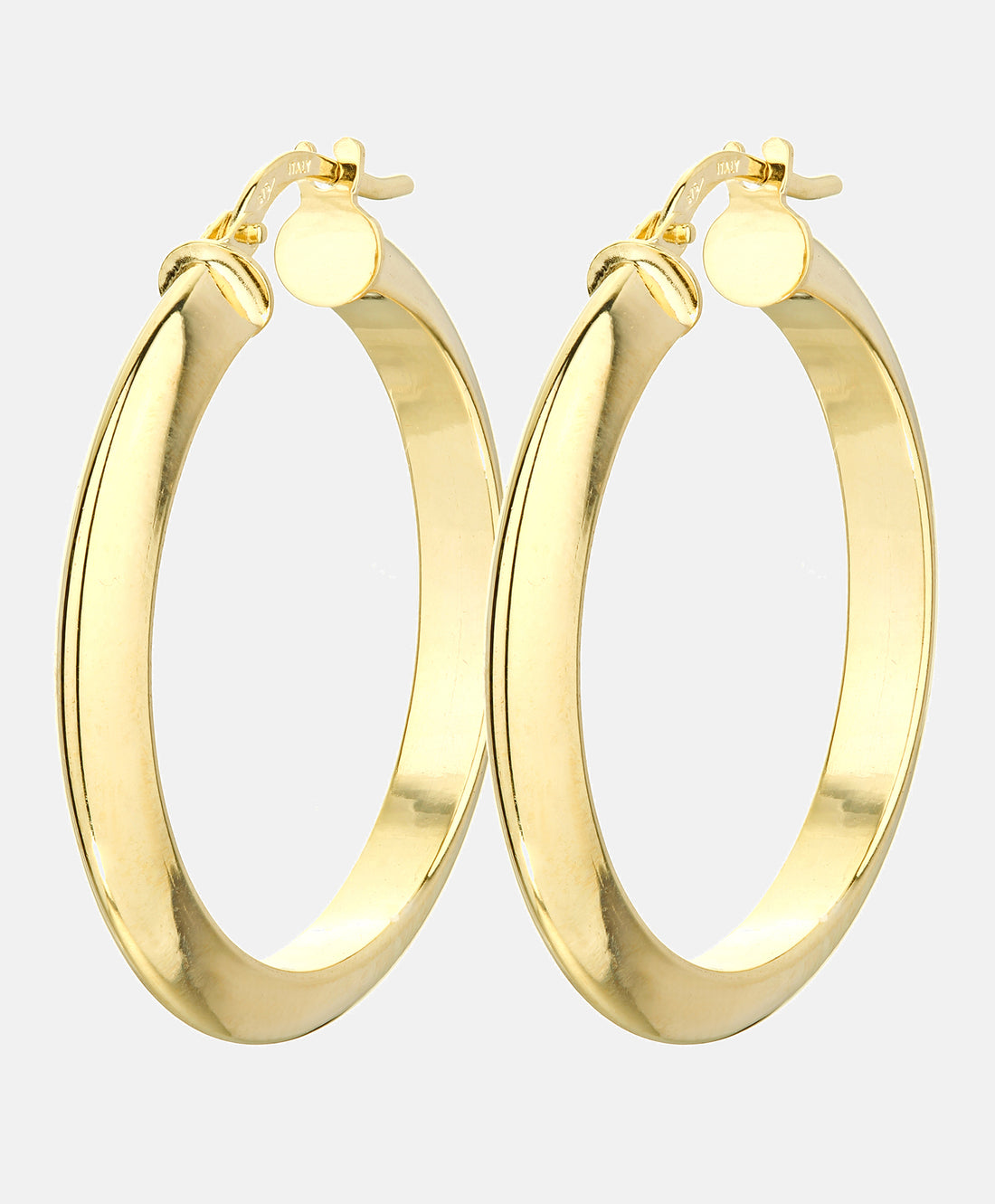 Hoop earrings in 375 (9K) Yellow Gold