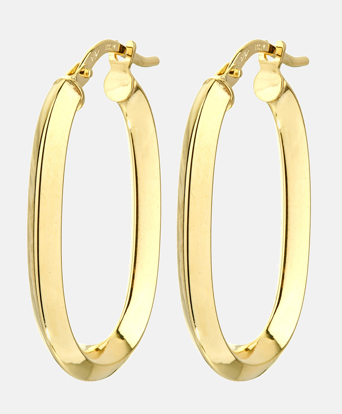 Hoop earrings in 375 (9K) Yellow Gold