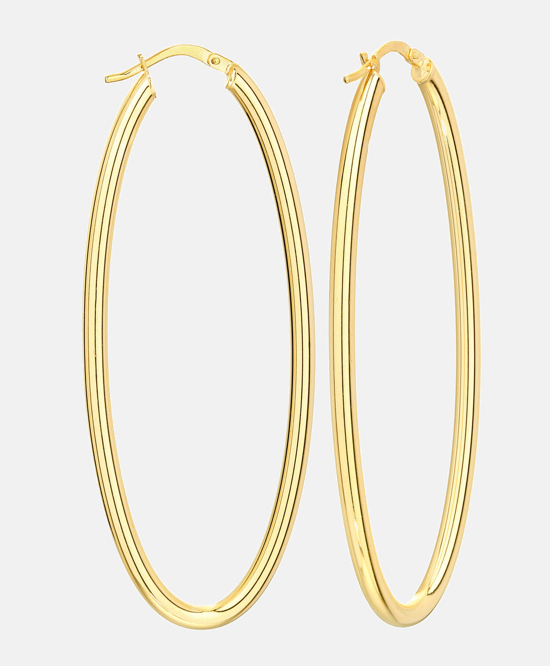 Hoop earrings in 375 (9K) Yellow Gold