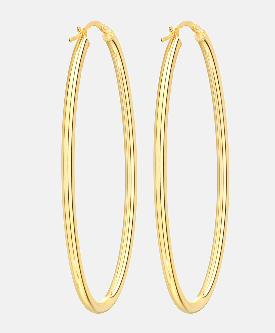 Hoop earrings in 375 (9K) Yellow Gold