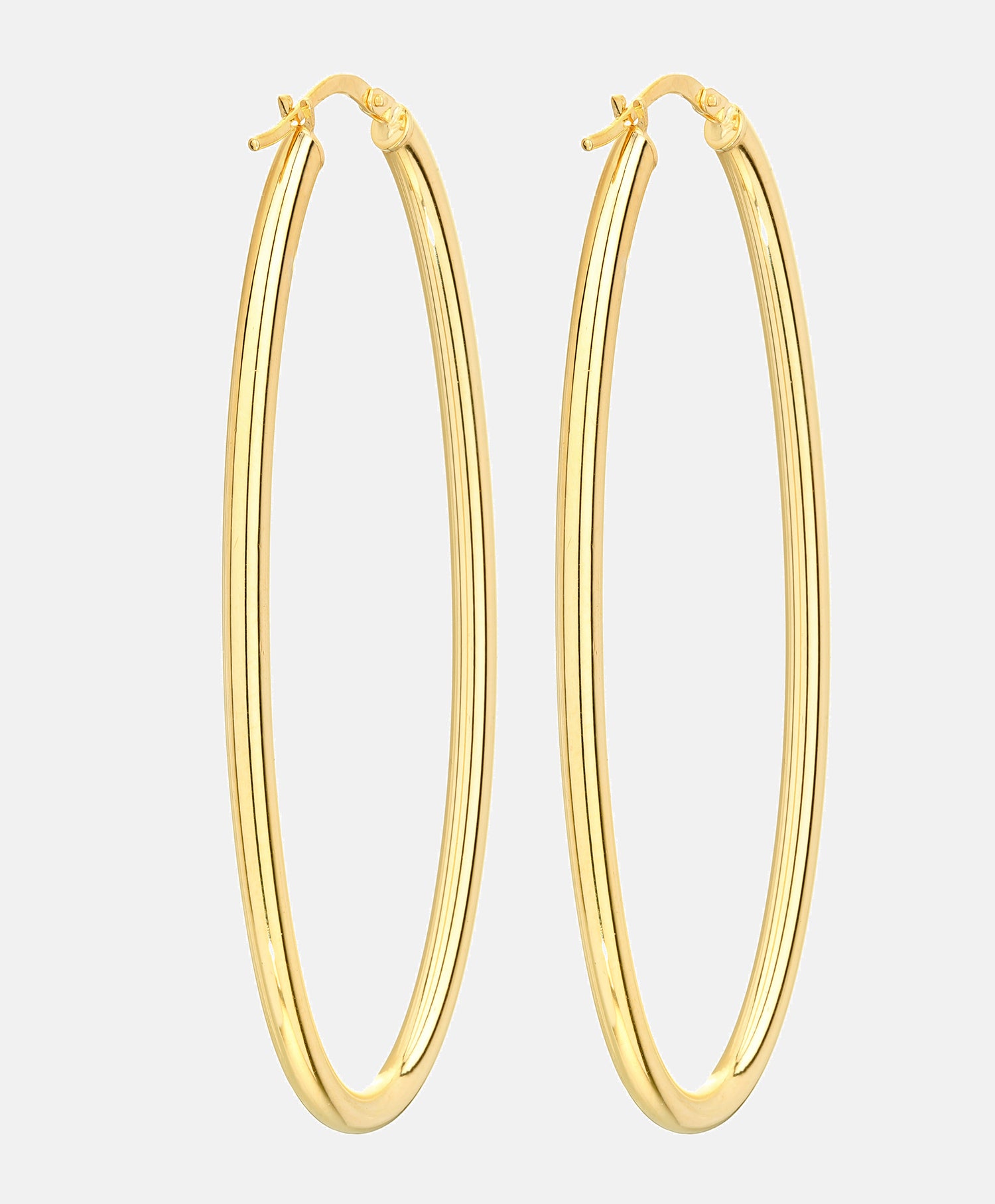 Hoop earrings in 375 (9K) Yellow Gold
