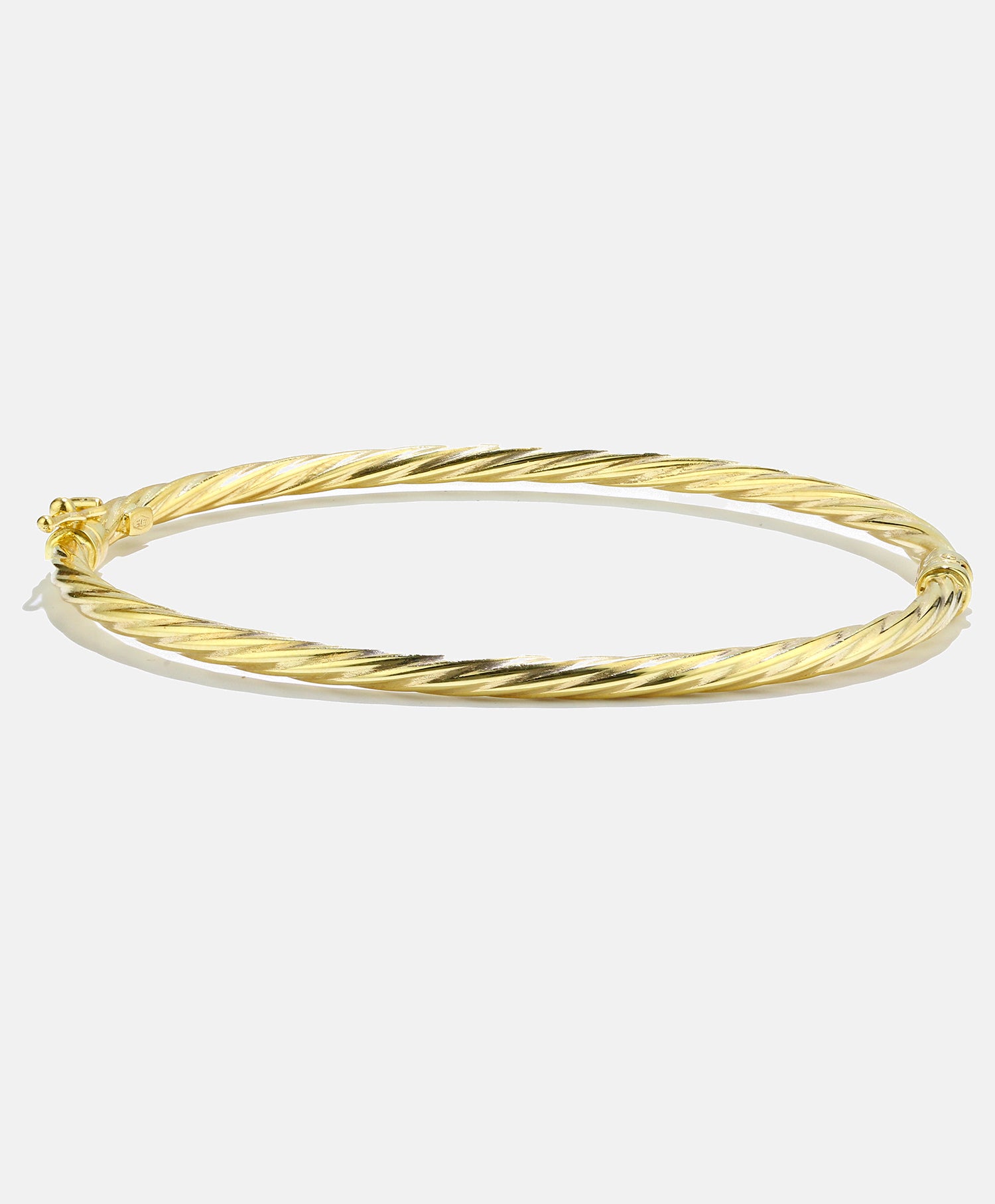 Armreif aus 375 Gelbgold gedreht