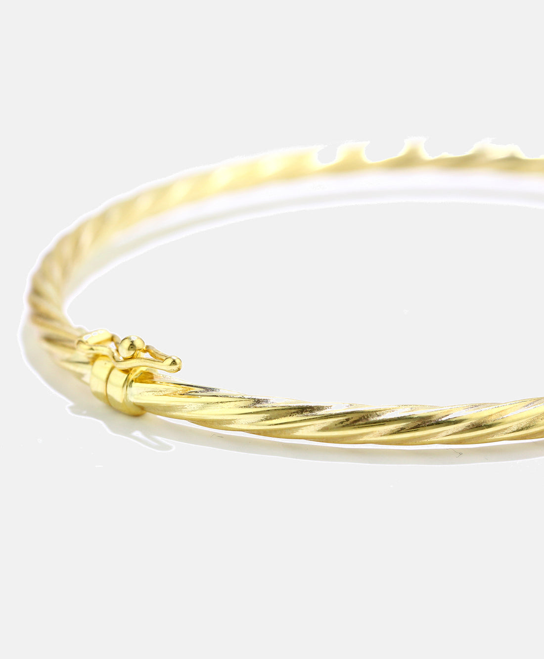 Armreif aus 375 Gelbgold gedreht