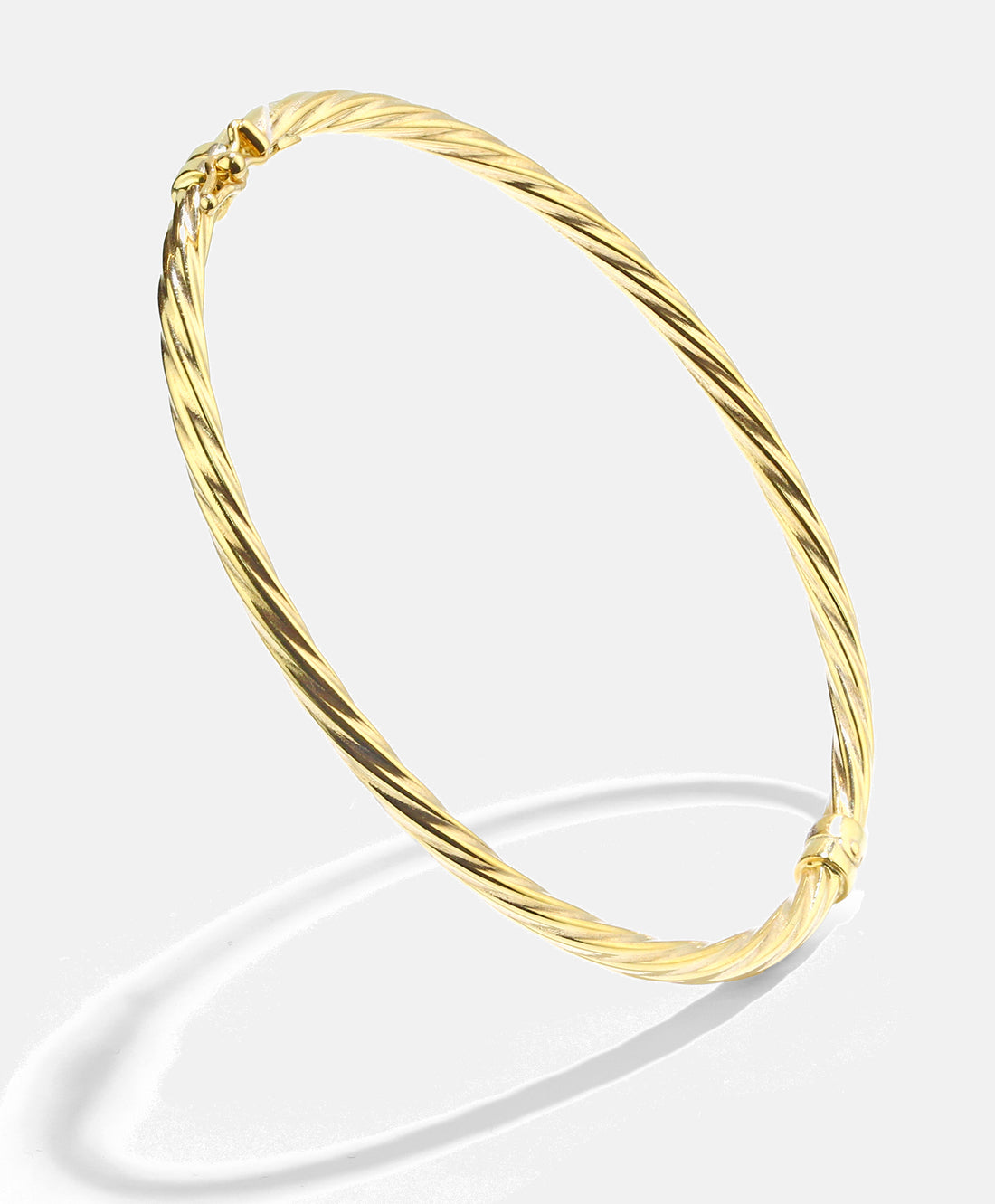 Armreif aus 375 Gelbgold gedreht