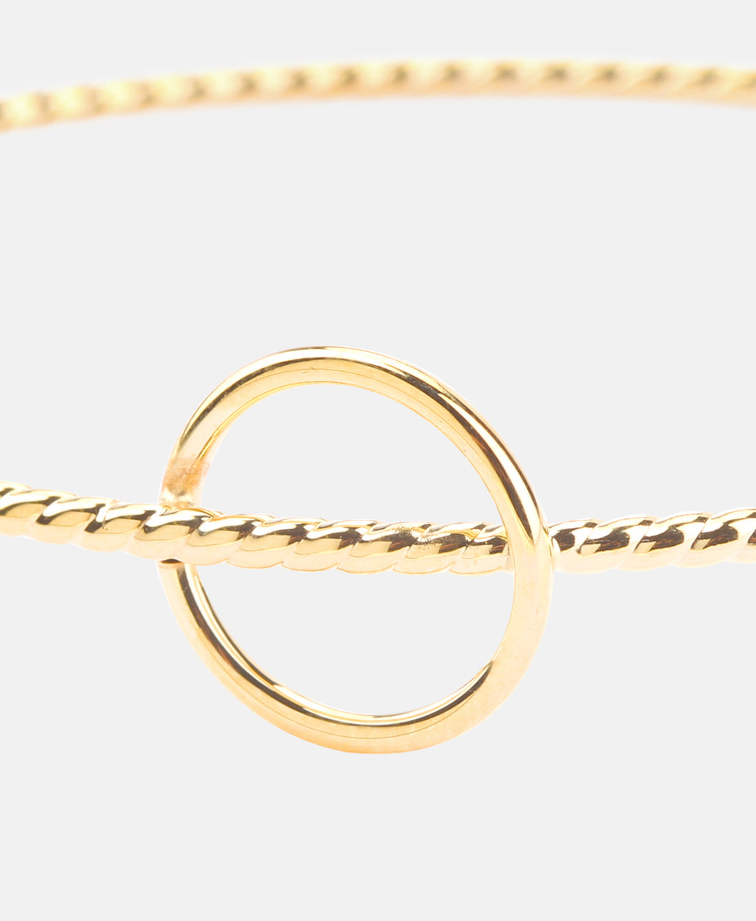 Armreif aus 375 Gelbgold gedreht
