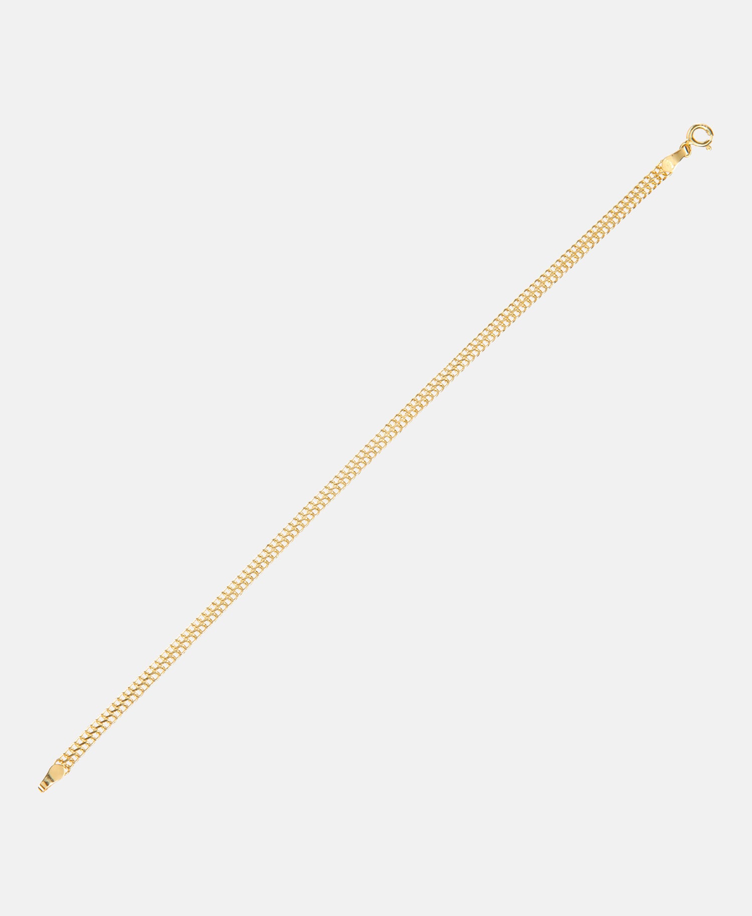 Armband aus 375 Gelbgold Infinity-Design
