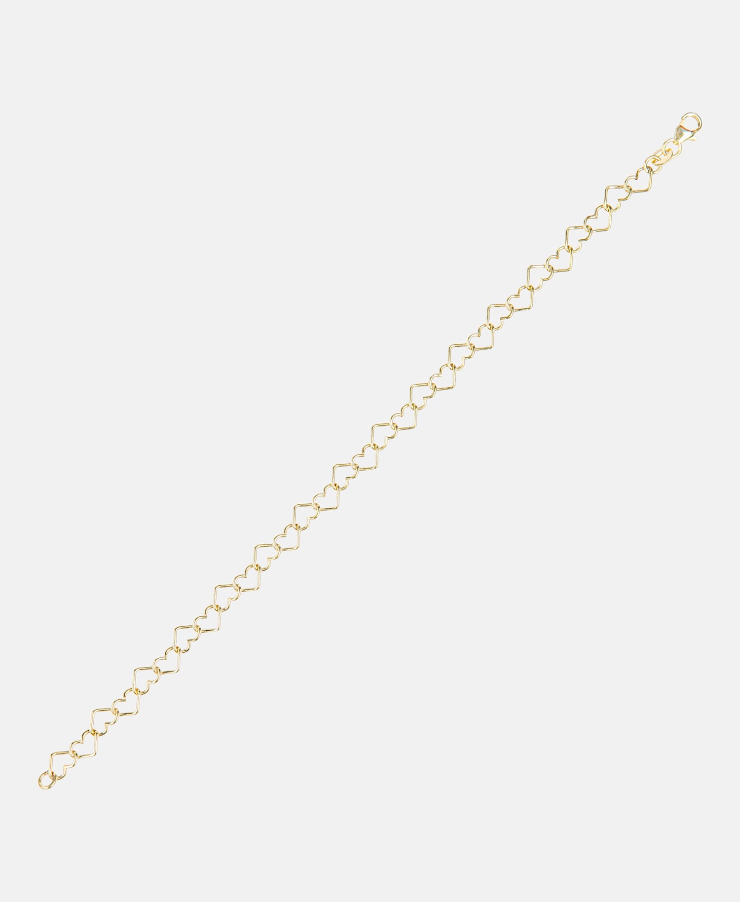 Armband aus 375 Gelbgold Herz-Design