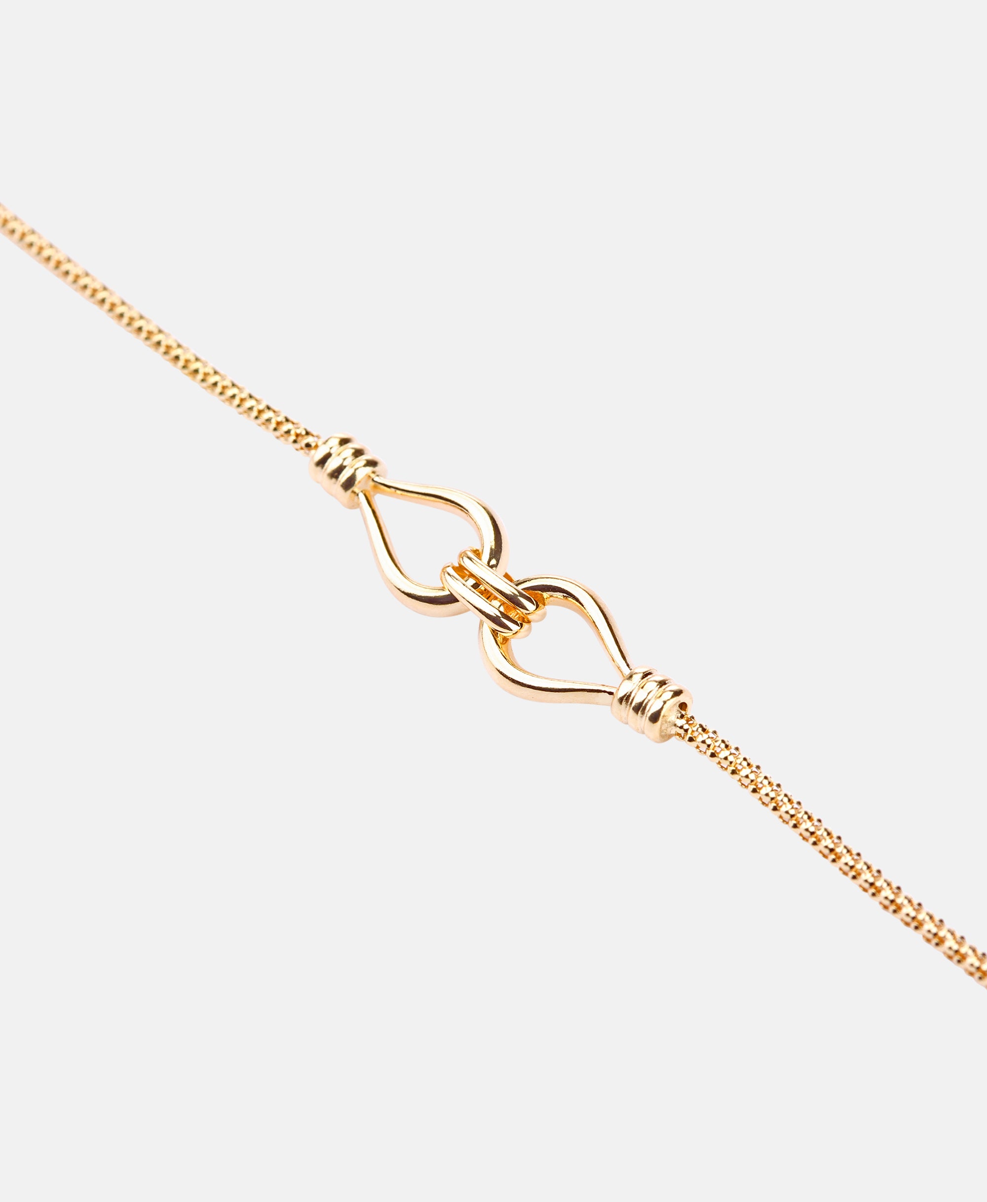 Armband aus 375 Gelbgold Infinity-Design