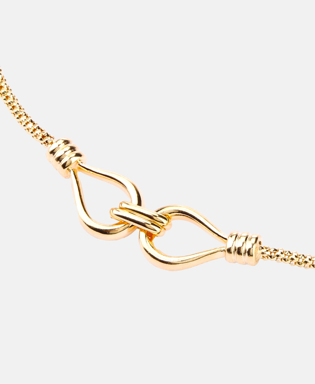 Armband aus 375 Gelbgold Infinity-Design