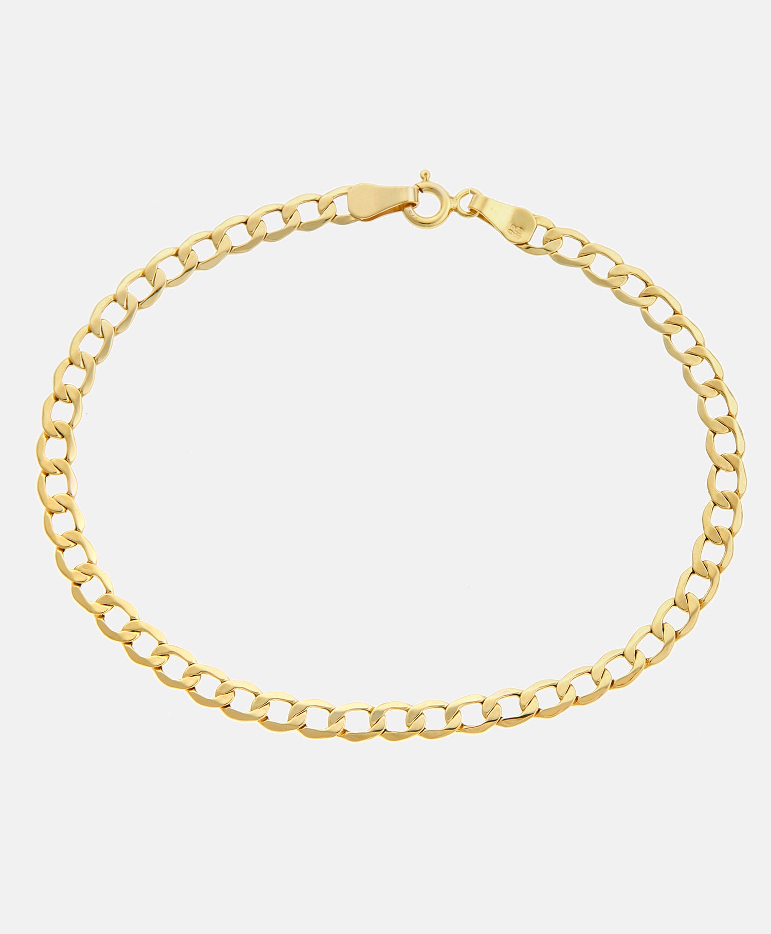 Fußkettchen aus 375 Gelbgold