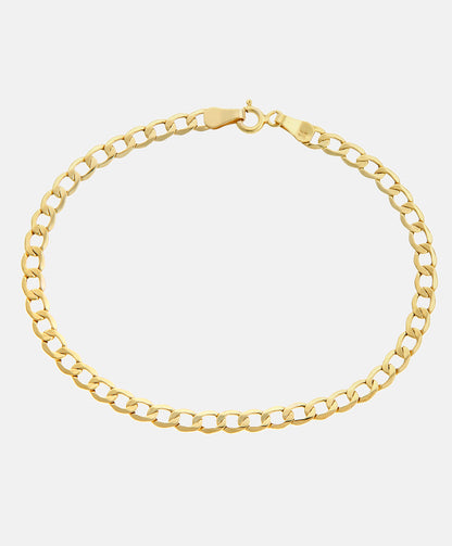 Fußkettchen aus 375 Gelbgold