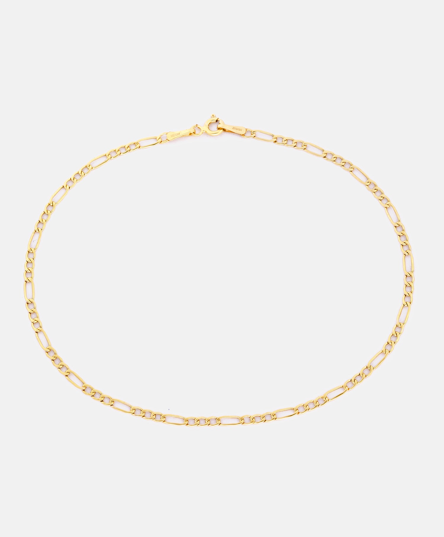 Fußkettchen aus 375 Gelbgold
