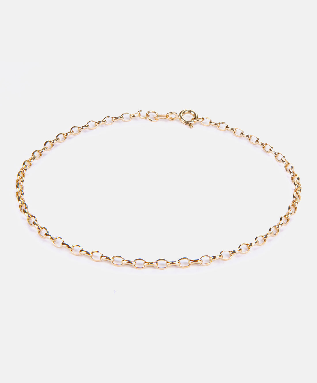 Fußkettchen aus 375 Gelbgold
