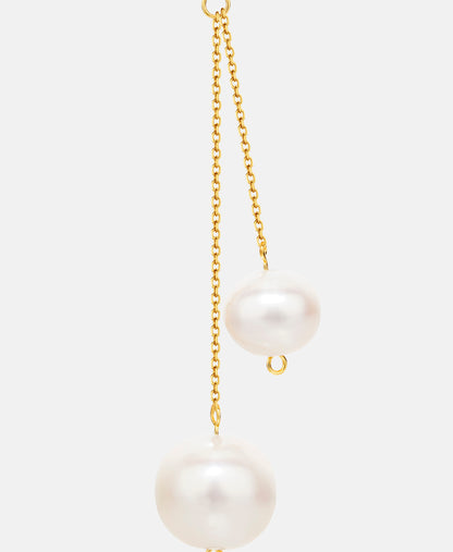 Halskette aus 585 Gelbgold mit Perle