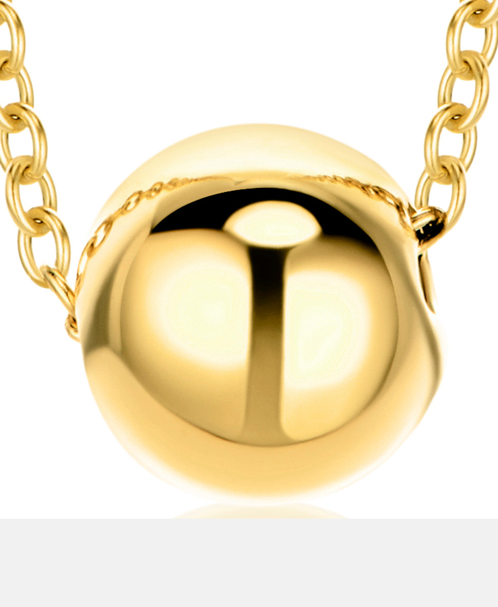 Halskette aus 375 Gelbgold